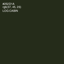 #252D1A - Log Cabin Color Image